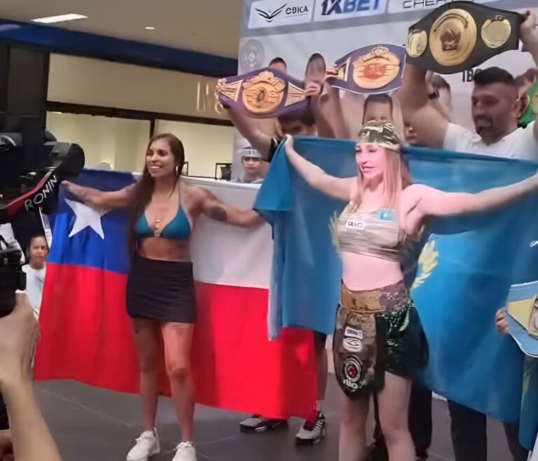 Daniela “La Leona” Asenjo ya está en Kazajistán para disputar título mundial este domingo