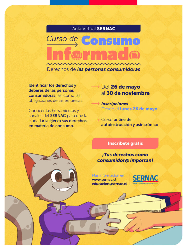 Curso SERNAC: Para aprender nuestros derechos y deberes como consumidores