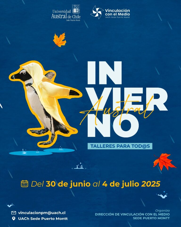 Llega la Escuela de Invierno 2025 de la UACh Sede Puerto Montt: talleres para aprender, crear y compartir