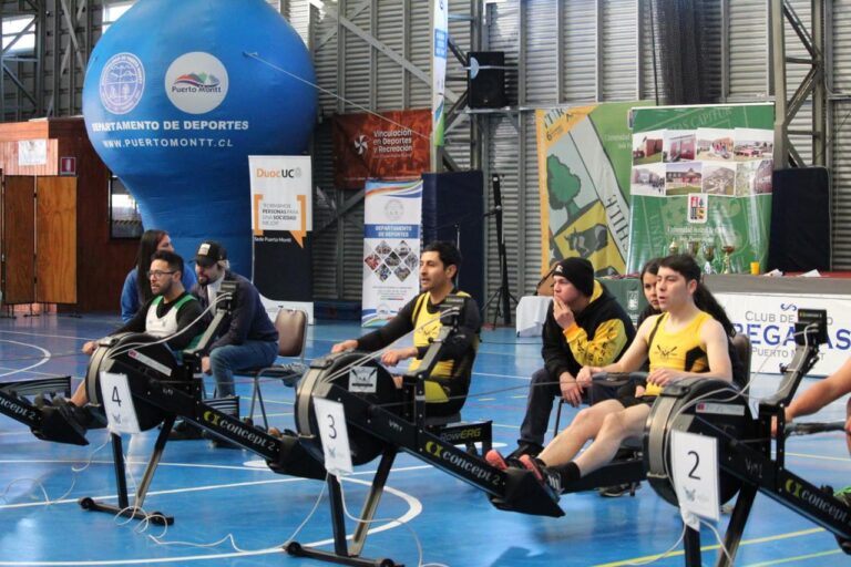 El remoergómetro vuelve recargado en el gimnasio de la UACh de Puerto Montt