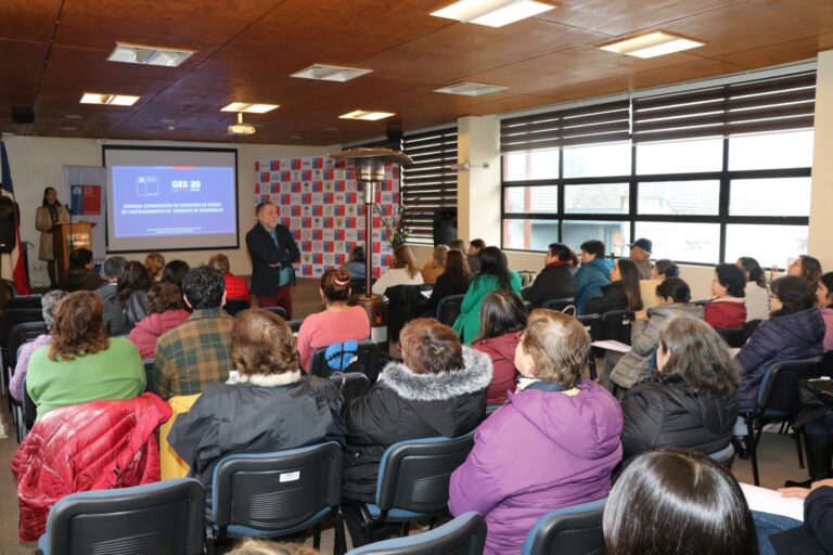 Servicio de Salud Osorno entrega fondos de fortalecimiento comunitario a consejos de desarrollo