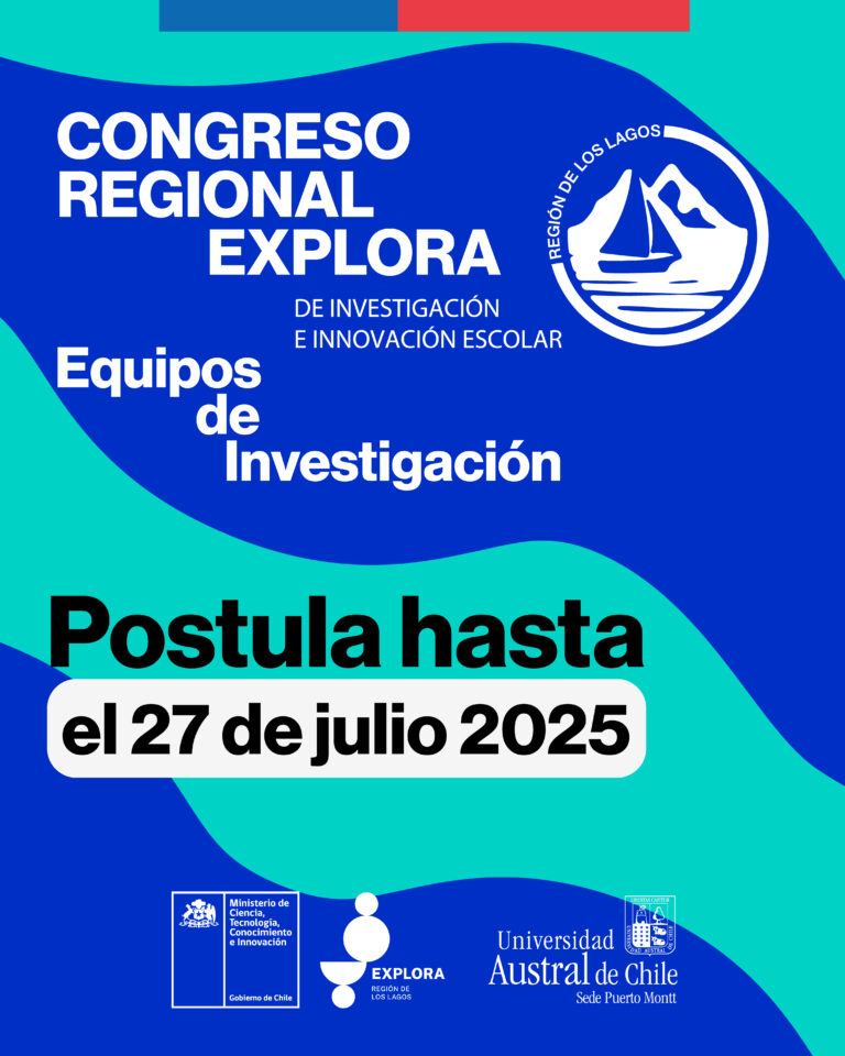 Abren convocatorias para el XXI Congreso Regional Explora que se realizará en agosto en Puerto Montt
