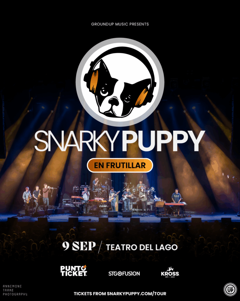 Snarky Puppy se presentará por primera vez en el Teatro del Lago de Frutillar.