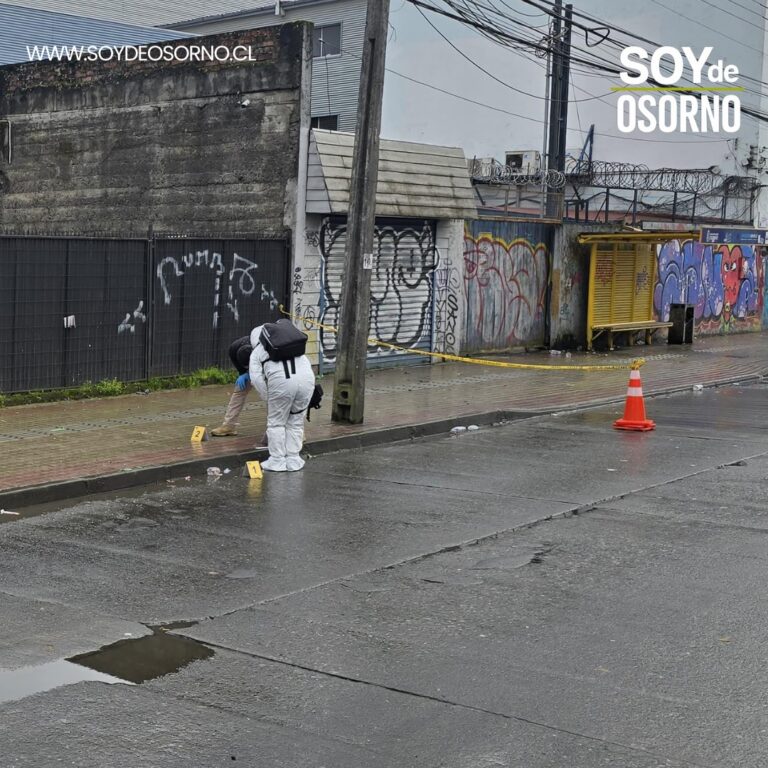 Delegación Presidencial condena hechos de violencia ocurridos en el centro de Osorno