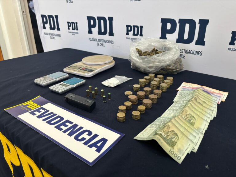 Operativo de la PDI en Dalcahue deja un detenido por microtráfico de drogas