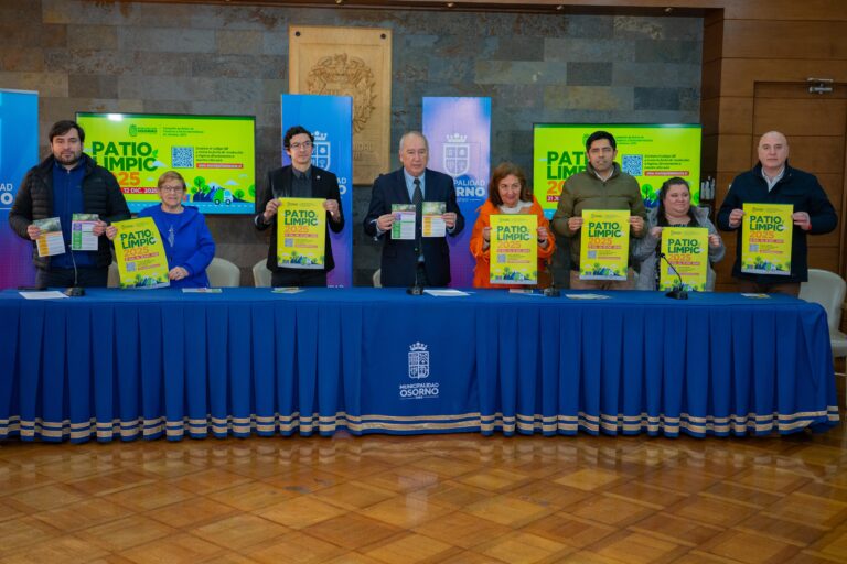 El lunes 21 de julio comienza nueva versión de campaña «Patio limpio 2025» en sector urbano de Osorno