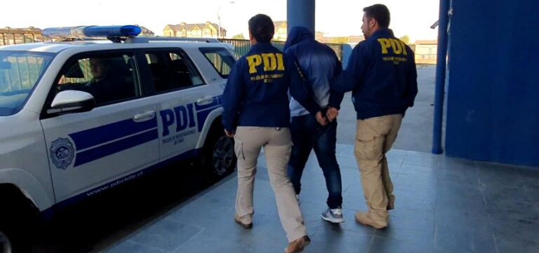 PDI detiene a un hombre con cuatro órdenes de detención pendientes