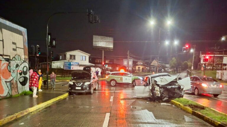 Fiscalía de Los Ríos formalizó a dos conductores que chocaron en estado de ebriedad en Valdivia