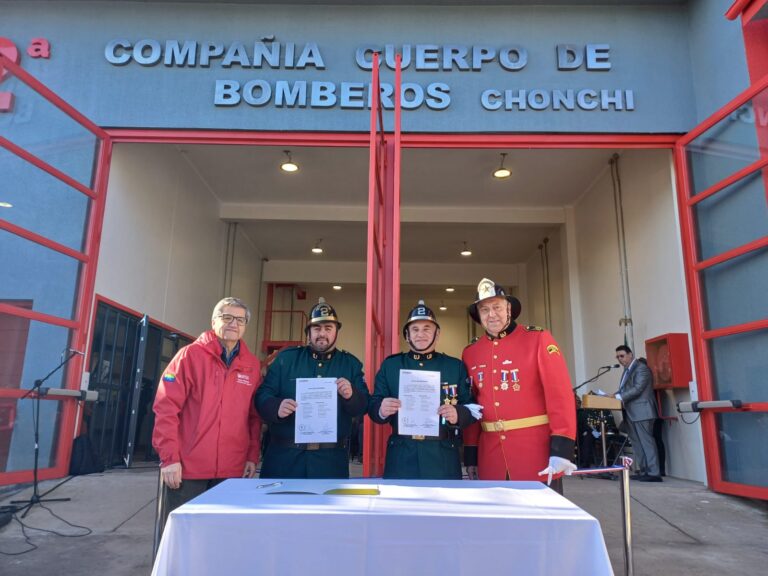 Con la inauguración de su nuevo cuartel Segunda Compañía de Bomberos de Chonchi celebró sus 62 años de vida institucional.