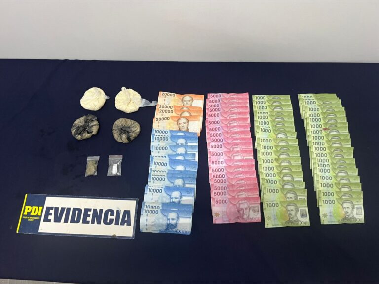Detienen a pareja por microtráfico en Llanquihue