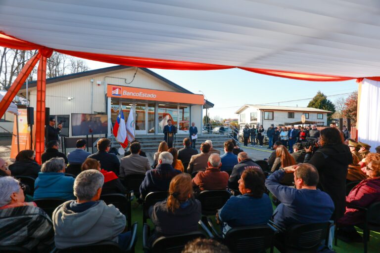BancoEstado inaugura la primera sucursal bancaria en la historia de Máfil y completa cobertura regional en Los Ríos