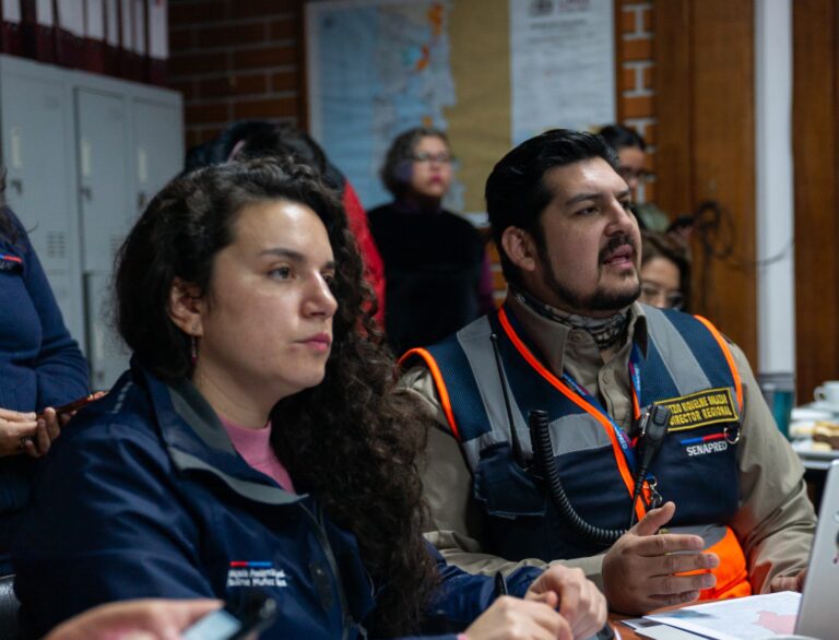 Mantienen monitoreo por efectos de evento meteorológico en la región de Los Lagos