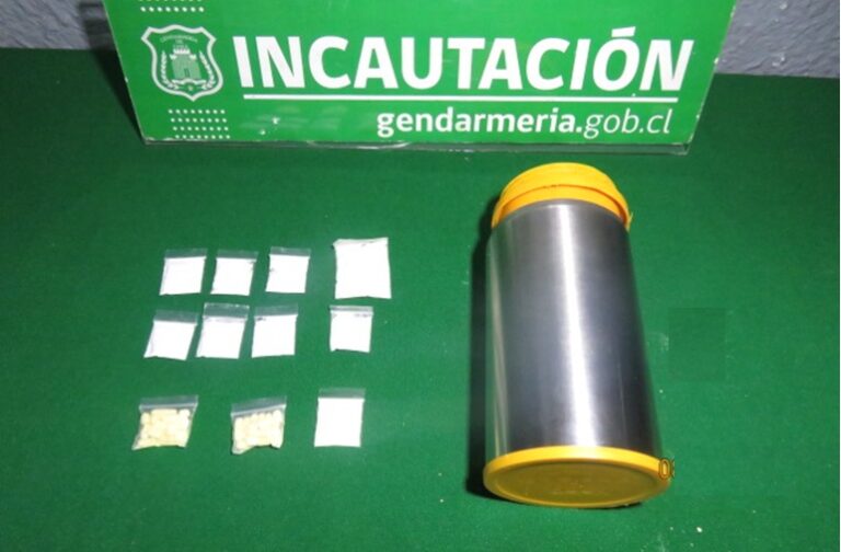 Gendarmes incautan droga tras jornada de visita en cárcel de Osorno