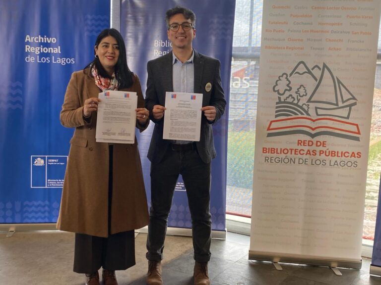 INJUV Los Lagos y el Servicio del Patrimonio Cultural suscriben convenio de colaboración para fortalecer el acceso de las juventudes a la cultura y el patrimonio
