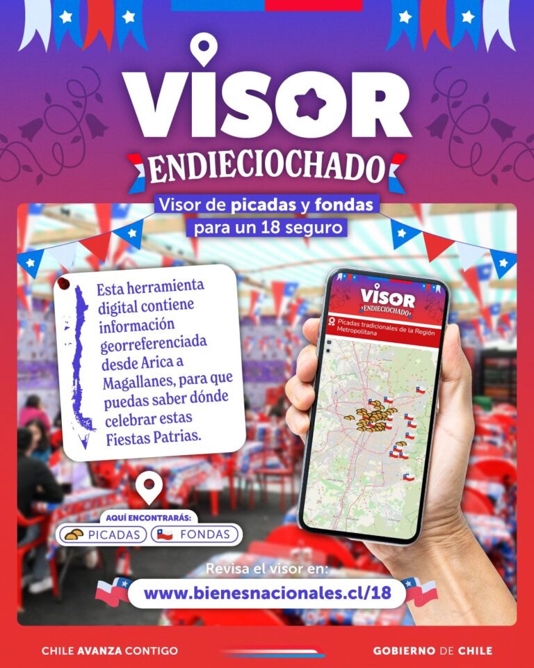 ¡Encuentra tu fonda! Gobierno lanza visor “Chile Endieciochado”