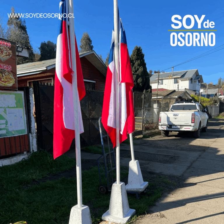 ¿Cuándo se tiene que instalar la bandera en septiembre?
