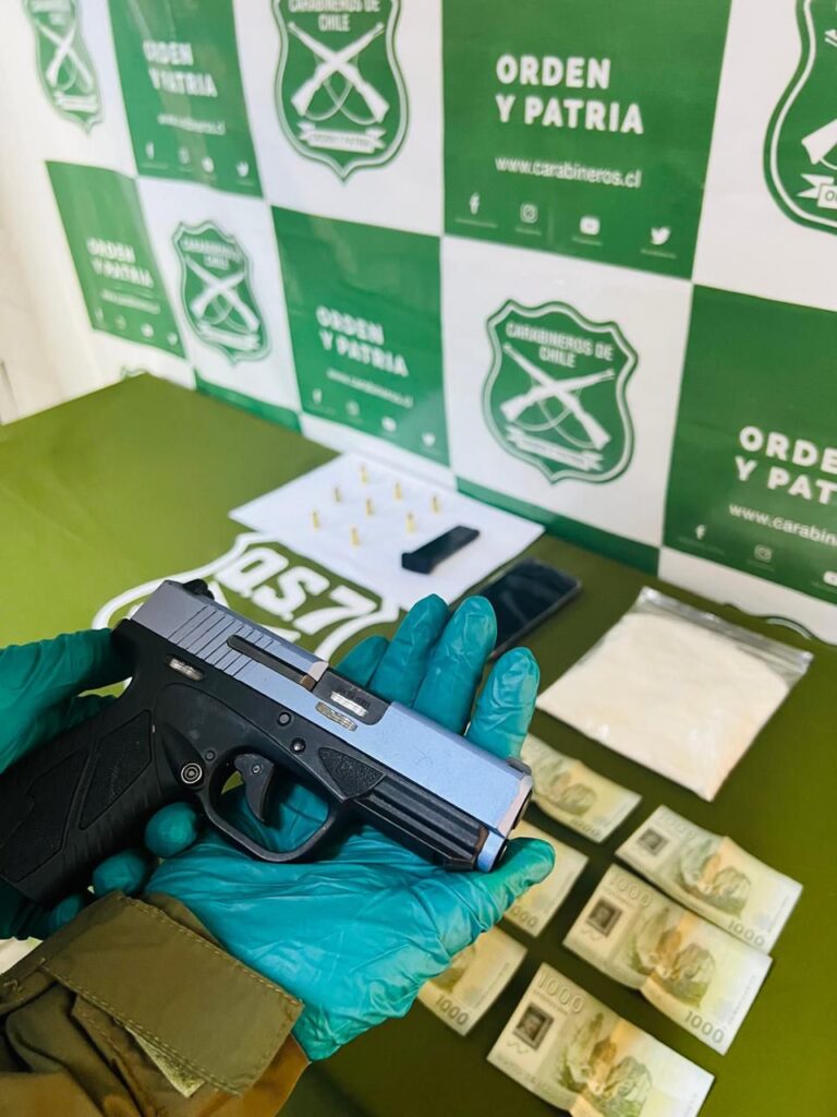 En prisión preventiva quedó detenido por tráfico de drogas y porte de arma de fuego en La Unión