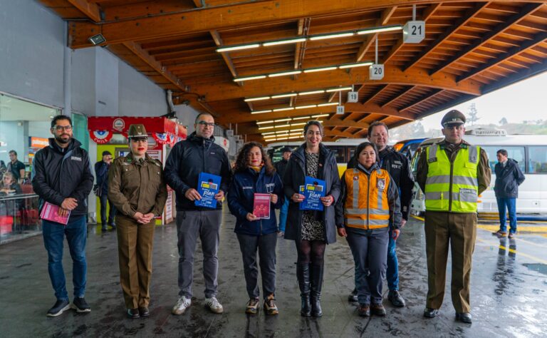 Gobierno refuerza fiscalización y medidas preventivas en el Terminal de Buses de Puerto Montt en vísperas de Fiestas Patrias