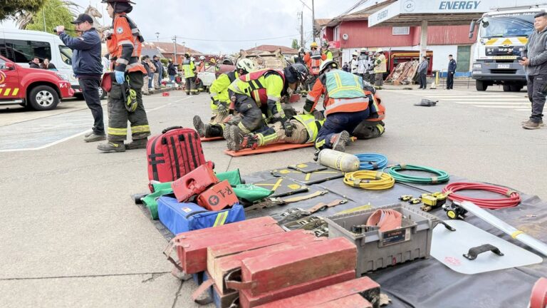 Río Negro fue sede de ejercicio provincial de coordinación bomberil