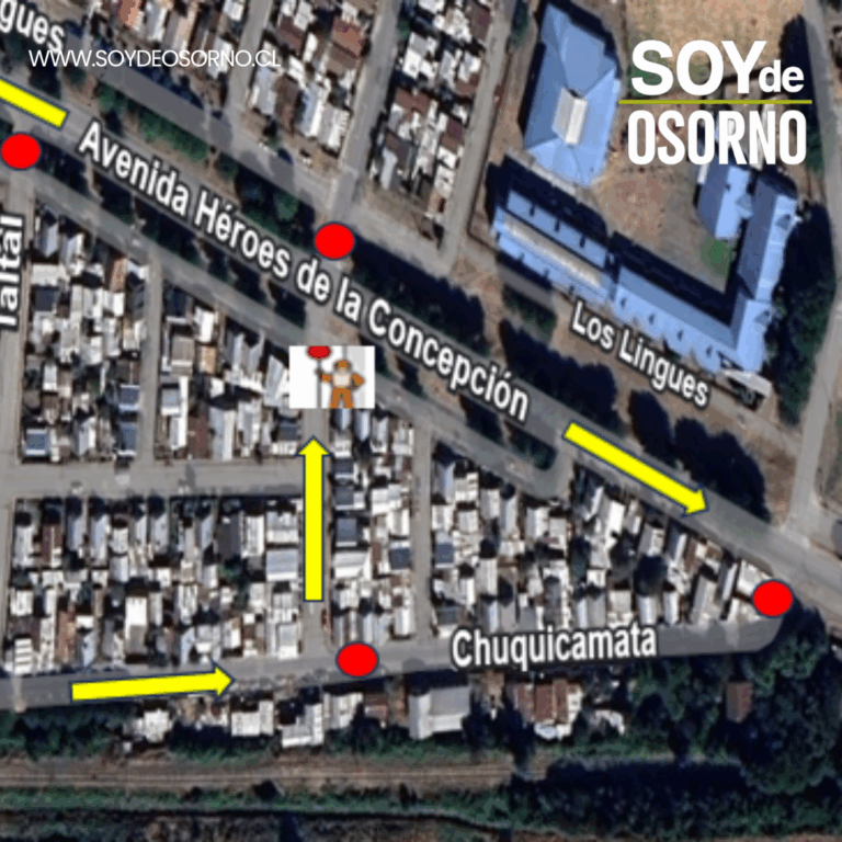 Continúa el cierre temporal de calle Chuquicamata por trabajos viales