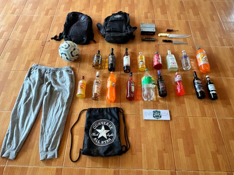 Carabineros de Osorno detiene a tres personas por robo en lugar habitado y orden vigente