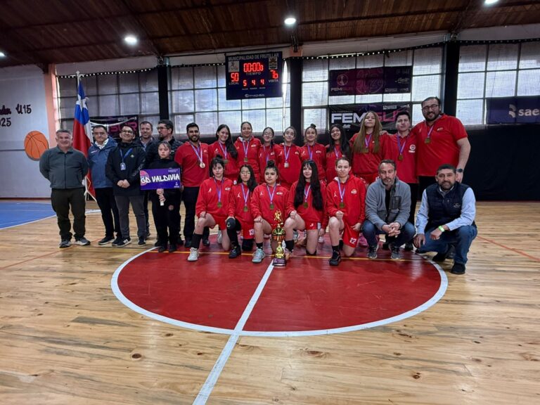 CD Valdivia se corona campeón del Cuadrangular de Básquetbol U15 Femenino Liga Femisur disputado en Frutillar