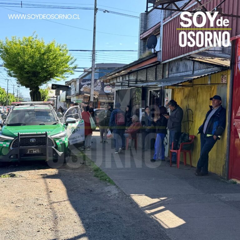 Hombre fallece al interior de frutería en Rahue Bajo