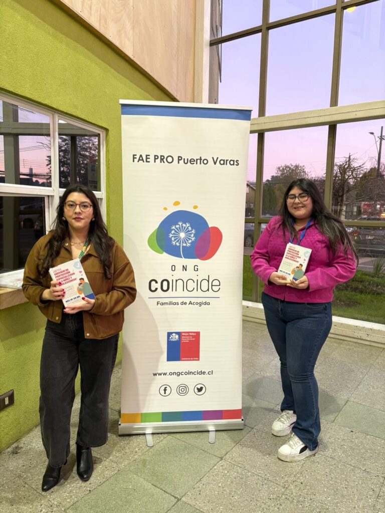 Finaliza intervención de Programas FAE en Puerto Montt y Puerto Varas a cargo de ONG Coincide: Destacan aumento de familias de acogida externas