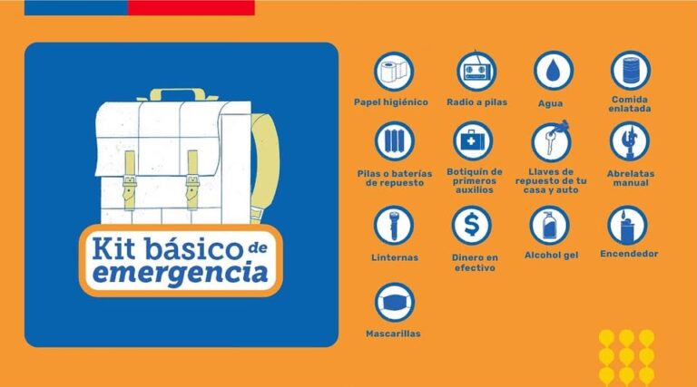 SENAPRED entrega recomendaciones para preparar un kit de emergencia familiar
