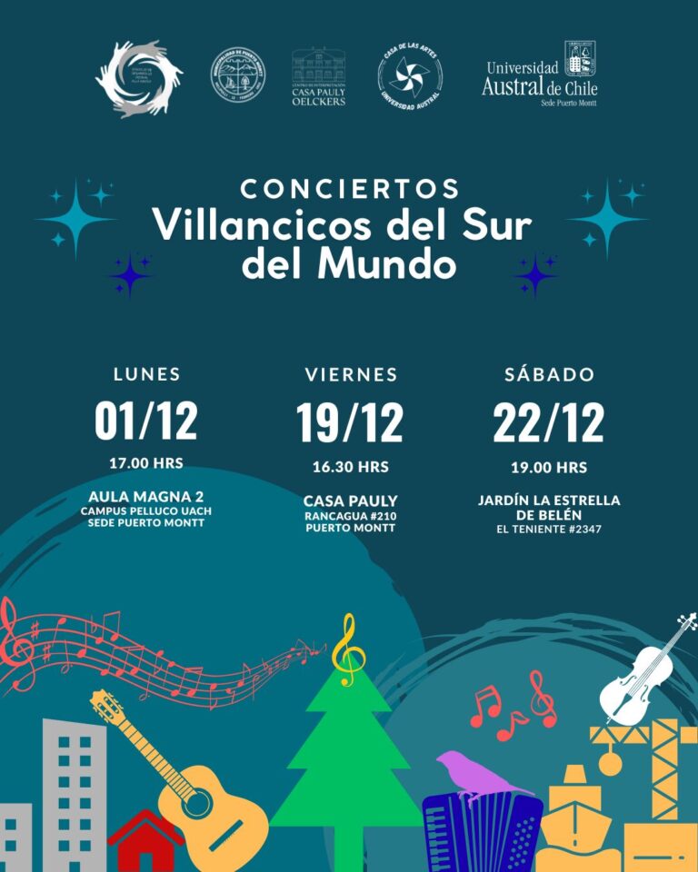 UACh Sede Puerto Montt invita a ciclo de “Villancicos del Sur del Mundo” en distintos puntos de la ciudad