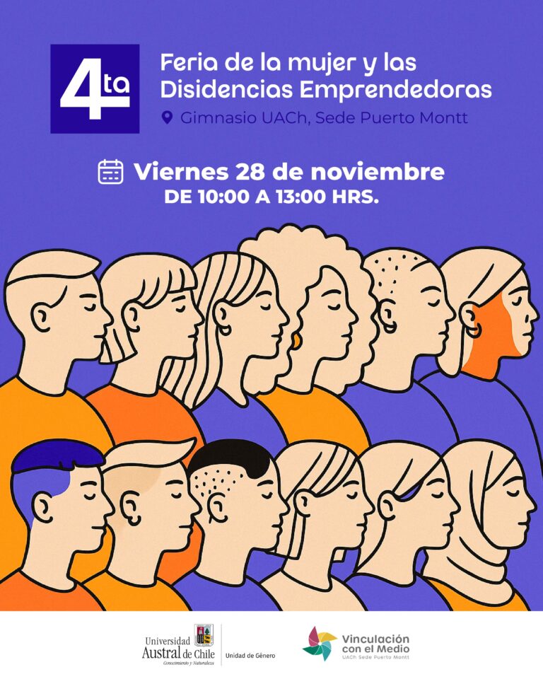 UACh realizará la 4° Feria de la Mujer y las Disidencias Emprendedoras en la Sede Puerto Montt