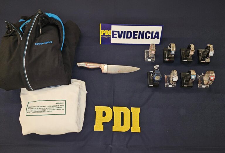 BIRO Osorno detiene a tres adolescentes por violento robo a joyería en Purranque