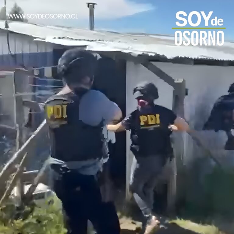 PDI detiene a adolescente con amplio prontuario por robo con intimidación en Puerto Montt: mantenía un arma de persona fallecida