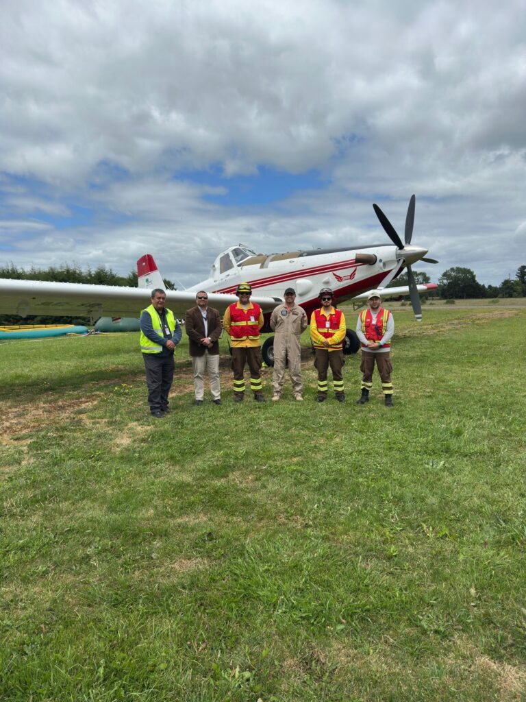 CONAF Los Lagos confirma el arribo de avión AirTractor