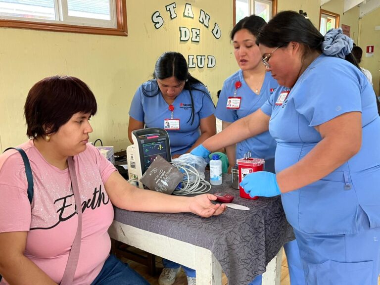 Área de Salud de INACAP Osorno realizó operativo preventivo gratuito en población Manuel Rodríguez