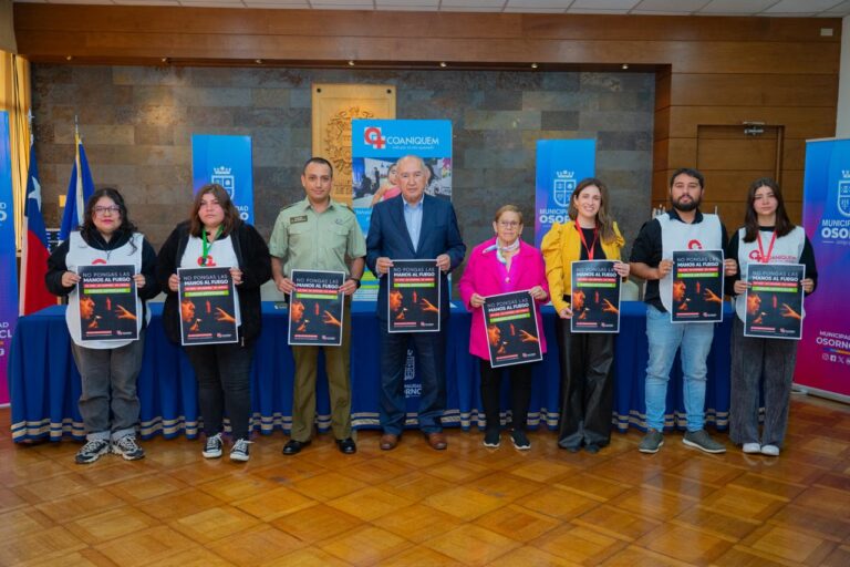 Osorno se suma a campaña «No Más Fuegos Artificiales» de COANIQUEM
