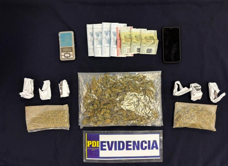 PDI desbarató punto de venta de droga en edificio residencial de Valdivia