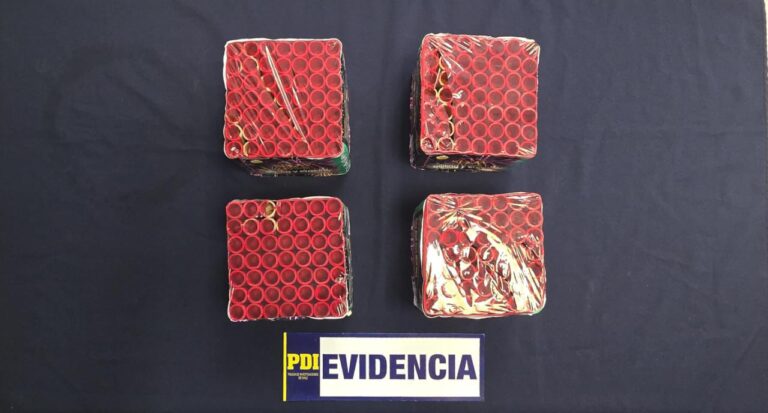 PDI detiene a persona por transporte ilegal de pirotecnia destinada a Valdivia