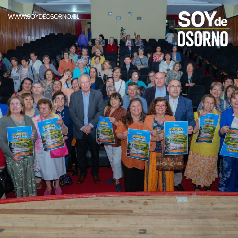 SE INVITA A ORGANIZACIONES SOCIALES A POSTULAR AL PROGRAMA “TURISMO FAMILIAR 2026”