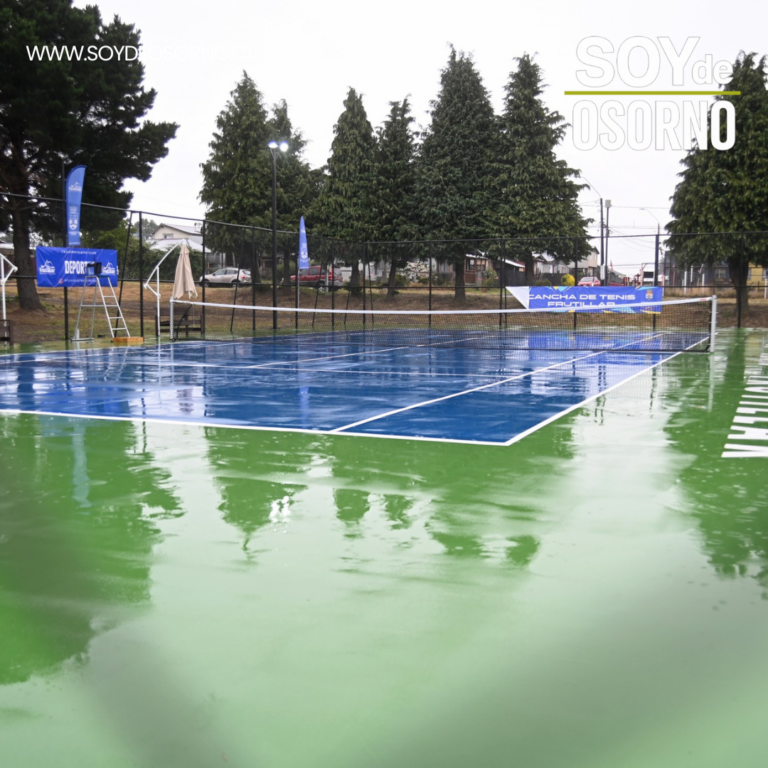 Frutillar inauguró su primera cancha de tenis sustentable con apoyo del Gobierno Regional