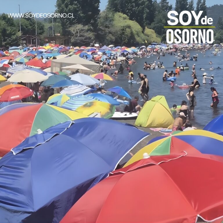 Altas temperaturas provocan masiva concurrencia a playas de la Provincia de Osorno
