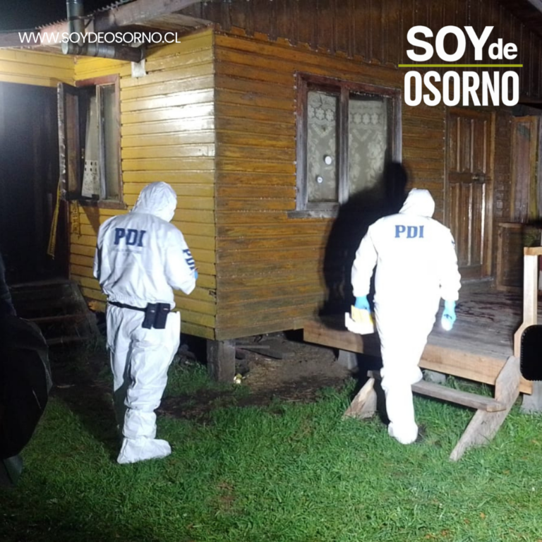 Formalizan a imputado por homicidio de adulto mayor en Riñinahue: víctima tenía más de 100 lesiones cortopunzantes