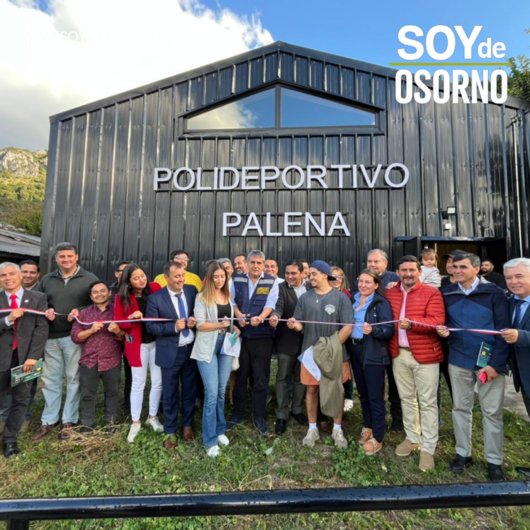 Palena inaugura su nuevo Polideportivo Comunal financiado por el Gobierno Regional de Los Lagos