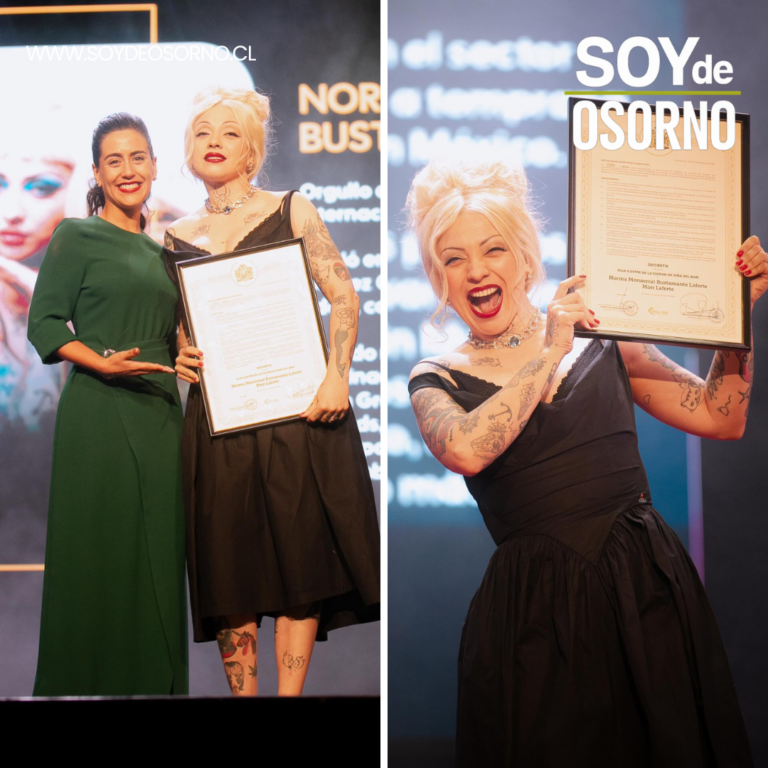 Mon Laferte es nombrada Hija Ilustre de Viña del Mar tras triunfar en el Festival