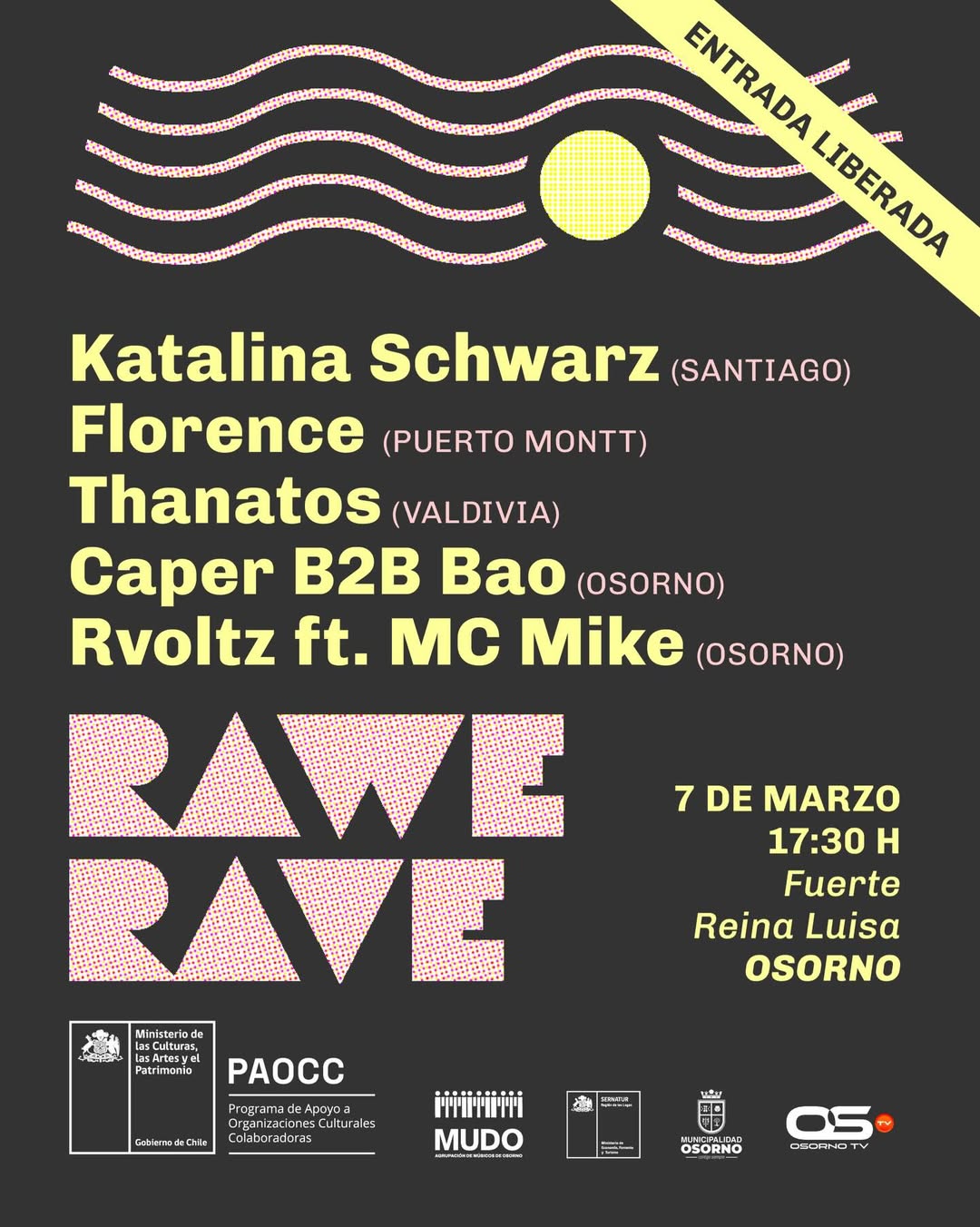 Este sábado 7 de marzo: tercera versión de RAWE RAVE llevará música ...