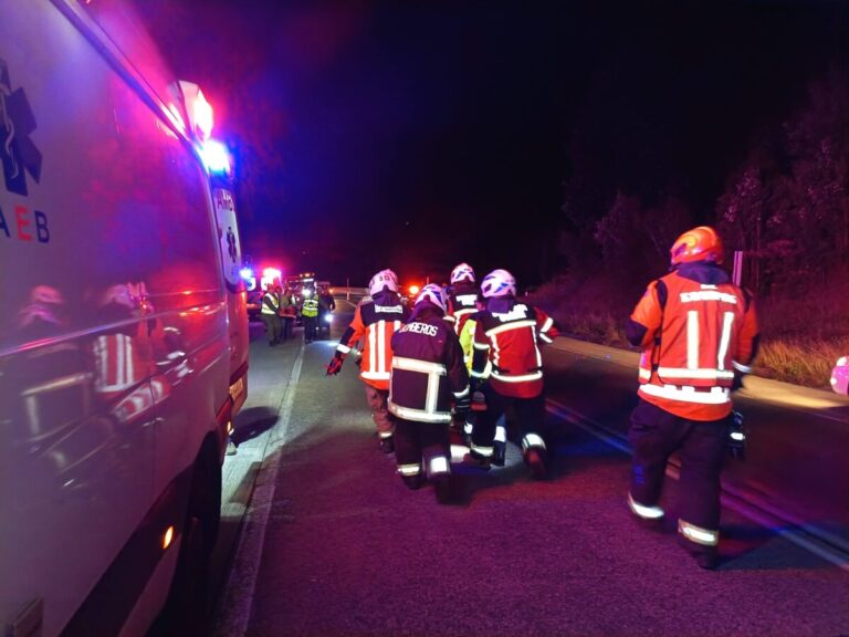 Un fallecido y varios heridos deja grave accidente en Quellón: camioneta se desbarrancó en Ruta 5