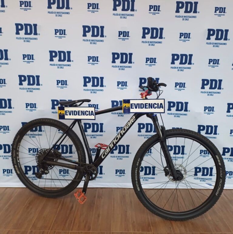 PDI detiene a hombre por receptación de bicicleta en Valdivia: intentaba vender por marketplace