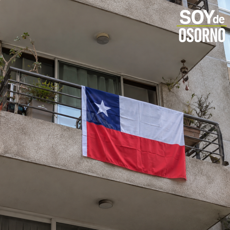 ¿Vives en un departamento? Esto debes saber sobre el uso de la bandera chilena en Fiestas Patrias