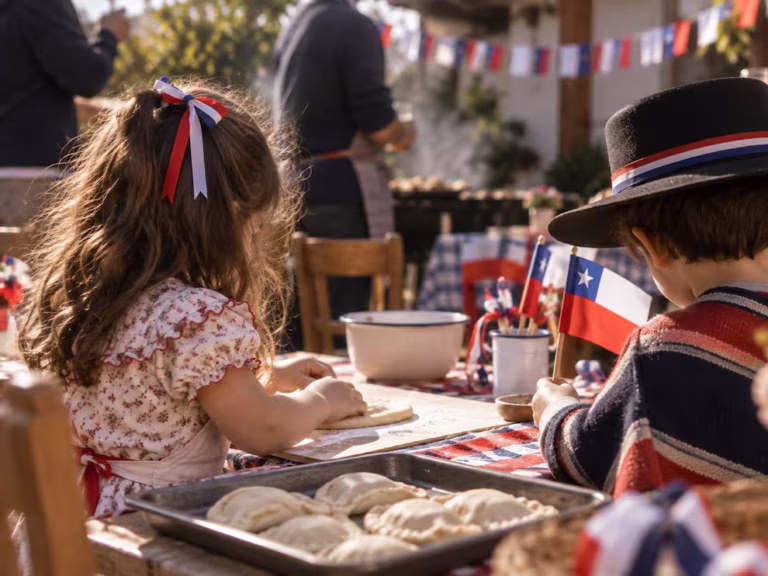 Fiestas Patrias sin tantas pantallas: especialista entrega claves para integrar a los niños a las celebraciones