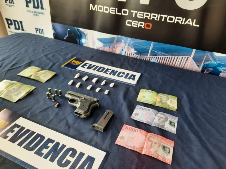 PDI detuvo a hombre por microtrafico en población Guacamayo: Mantenía arresto domiciliario por el mismo delito
